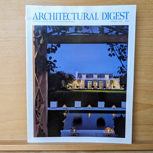 Architectural Digest August 1991 Tchaikovsky's Home MINT No Label - Foto 2 di 5