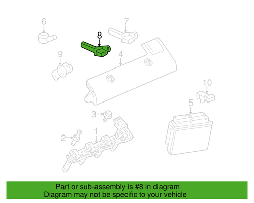 Genuine ACDelco Engine Crankshaft Position Sensor-VIN: Y, Eng Code: LD8 213-1579 - Picture 2 of 5