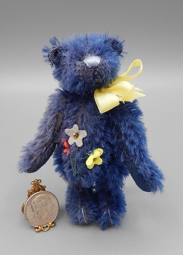 Deb Canham Mohair Jointed Charlie Charm Toy Teddy Bear Dollhouse Miniature 1:12 - Picture 8 of 10