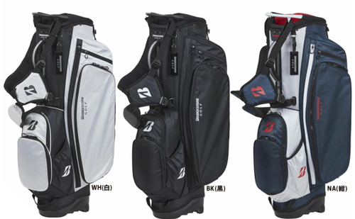 BRIDGESTONE Golf Stand Bag 2.5kg Lightweight CBG423 9.5type 47inc 2024Model Blac - Picture 4 of 8