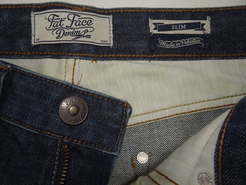 FAT FACE Mens Jeans W32 L30 SLIM Fit Blue Denim SIZE Waist 32" Leg 30" - NEW - Picture 11 of 12
