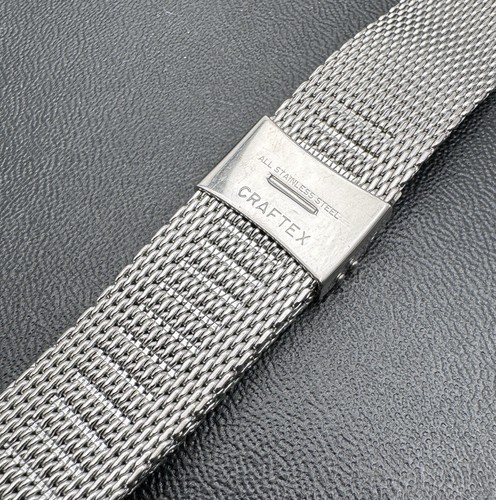 Vintage Craftex Fit Bulova Accutron S/S Watch Metal Band Bracelet NOS BU-84 - Picture 6 of 11