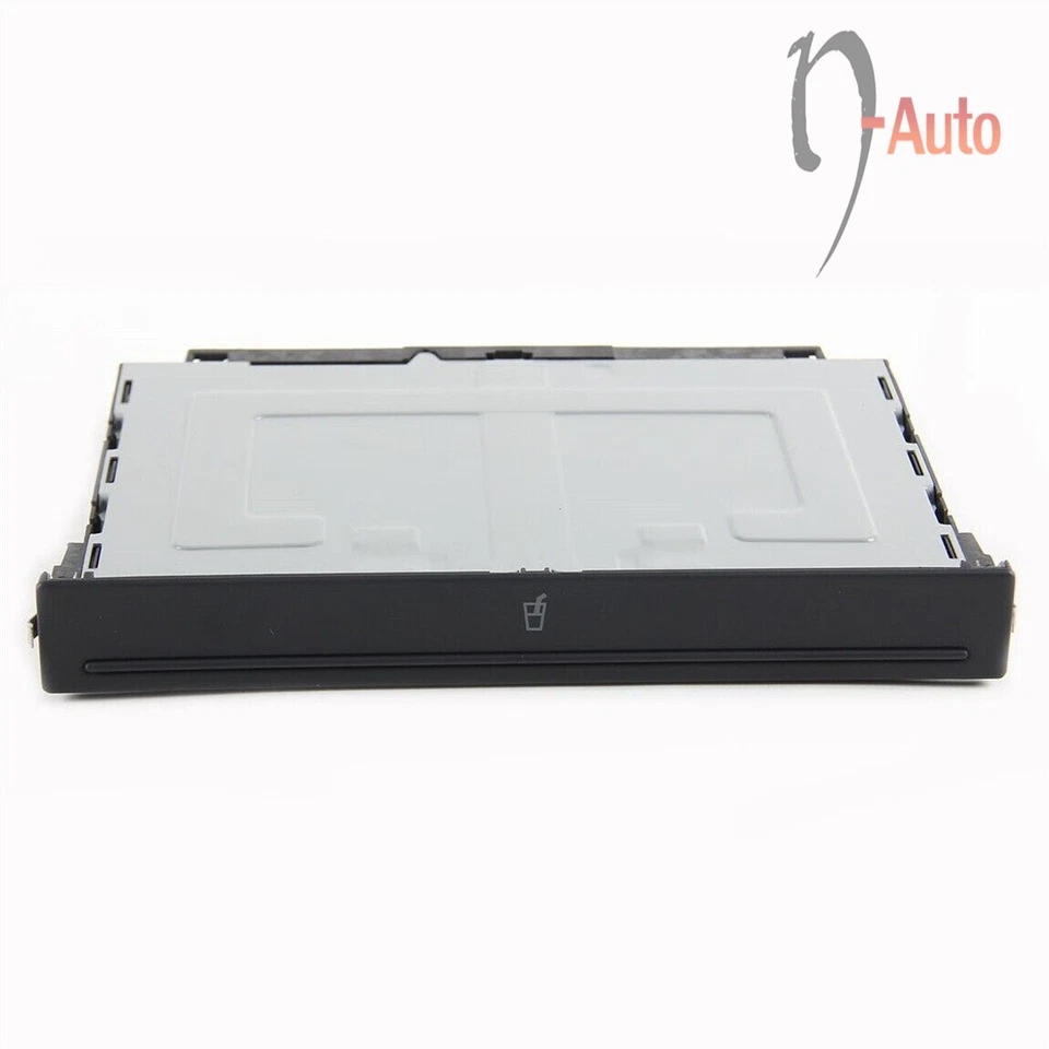 Portavasos elástico plegable delantero/trasero negro apto para VW Golf AUDI A3 Foto 3 de 4