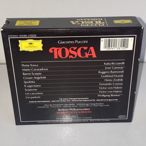 Giacomo Puccini Tosca Boxed Set 2 Audio CDs and Libretto - Picture 11 of 12