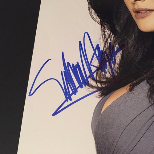 SEXY Firmada Automática Salma Hayek Frida Oscar Academy 11x14 FOTO PSA/ADN - Imagen 2 de 2