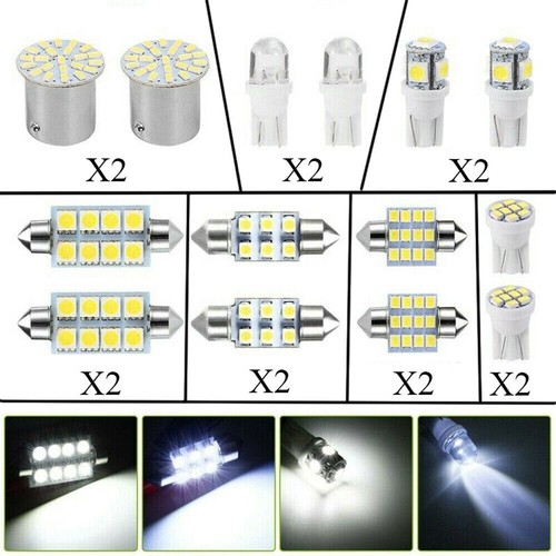 28Pcs Car Interior LED Lights Kit For Dome License Plate Lamp Bulbs Accessories - Picture 11 of 12
