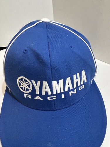Yamaha, Racing, Blue Cap, Men’s Flexible, One Size Flex Fit Acrylic And Wool  - Picture 2 of 12