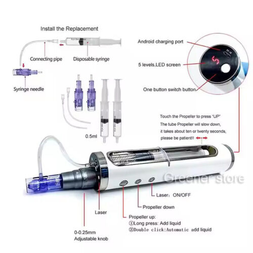 Micro Pen Wrinkle Removal Skin Rejuvenation Machine 9/12/24/36/42 Pins Anti-Age - Picture 11 of 24