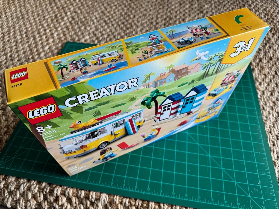 LEGO Creator 31138 Beach Camper Van — New, Factory Sealed, Unopened - Image 3 of 4