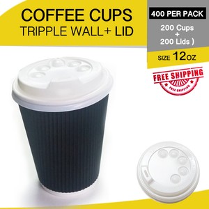 Details About 200p C Disposable Coffee Cups Lids 12 Oz Triple Wall Take Away Bulk Details About 200p C Disposable Coffee Cups Lids 12 Oz Triple Wall Take Away Bulk