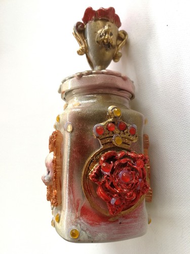 artist doll art accessories ooak puppet house princess castle crown cup flowers - Picture 4 of 24