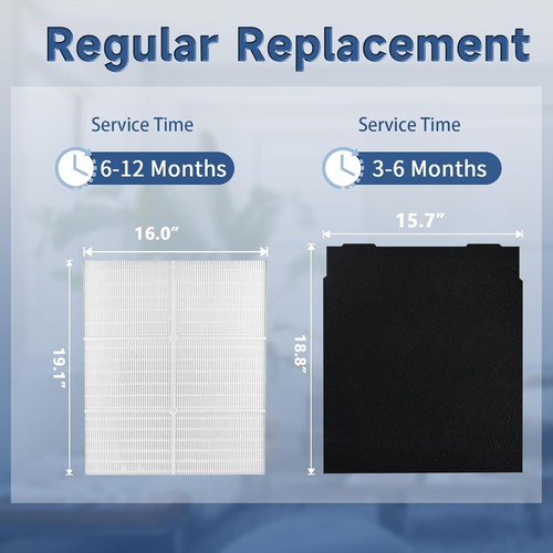 Filter For Whirlpool Whispure Air Purifier 1 - H13 True HEPA Filter, 4 Carbon - Picture 5 of 12