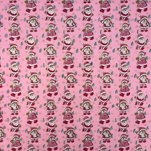 Organza Christmas Foil Fabric Festive Xmas Designs Patterned Festive Material - Picture 27 of 37