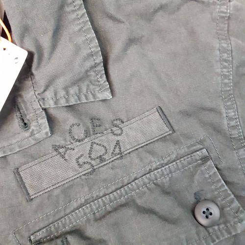 Superdry Mens Jacket 2XL XXL Black Military Army Ripstop Utility Chore Field - Picture 5 of 15