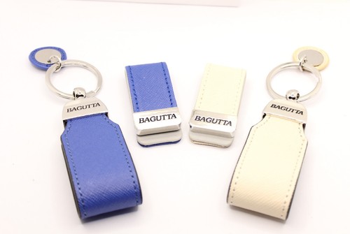 PORTACHIAVI E FERMASOLDI SIMILPELLE CREMA E BLU BAGUTTA EXPLOIT - Imagen 4 de 8