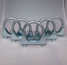 5 Stück Bügelschelle Rohrverbinder  Auspuffschelle  U-Bolt Clamp  M10 Ø 40mm 