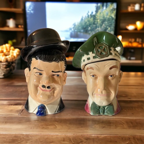 Rare Vintage 1976 Laurel And Hardy Whiskey Head Bottles Golden Age of Hollywood - Picture 22 of 24