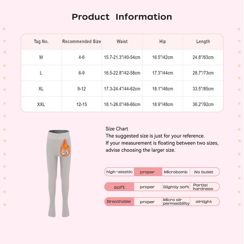 Kids Girls Pantyhose Footed Tights Gift Toursers Yoga Sweatpants Class Pants - Picture 46 of 52