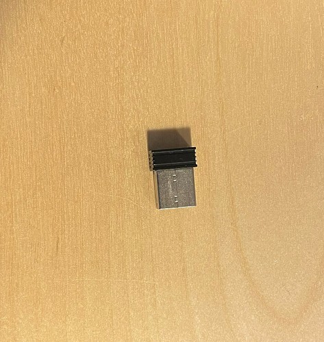 Black Wireless optical mouse Model G1307E 6 Button with receiver - Picture 3 of 4