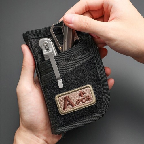 Essential Nylon Wallet with Card Slots Secure Tool&Card Organization Compartment - Zdjęcie 4 z 8