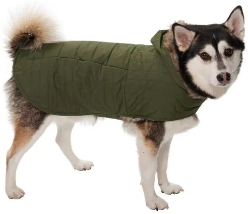 Eddie Bauer PET Chinook Hooded Parka by PetRageous Designs! NEW GREEN SMALL - Picture 6 of 6