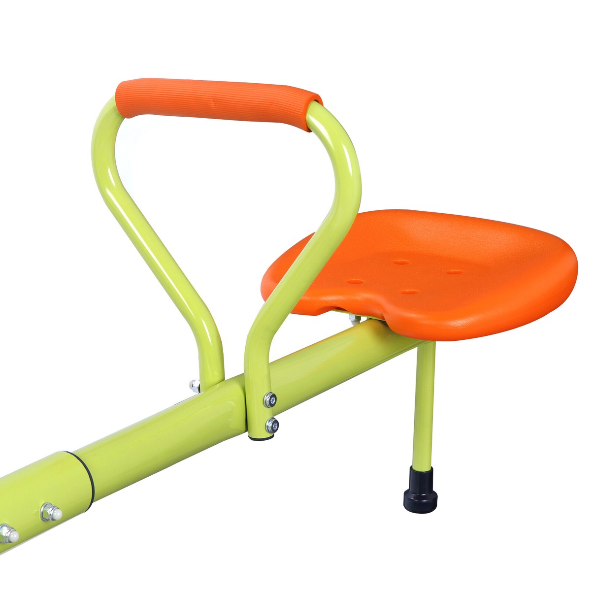 Toddler Seesaw Ages 3-8 Outsunny Kids Swivel Seesaw – 360° Rotating ...