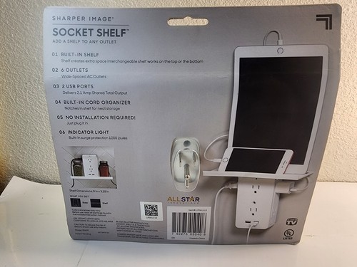 NUEVO Estante de toma de imagen más nítida Añadir un estante a cualquier salida 6 tomas 2 puertos USB - Imagen 3 de 5