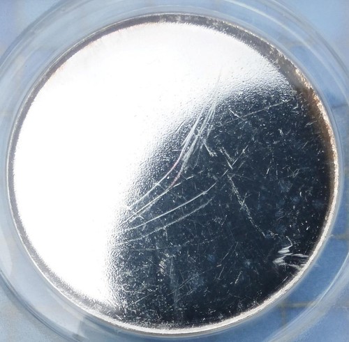 1oz .999 Fine Silver Eagle Blank Planchet Mint Error, Type 2, ND ANACS MS 60 - Picture 4 of 8