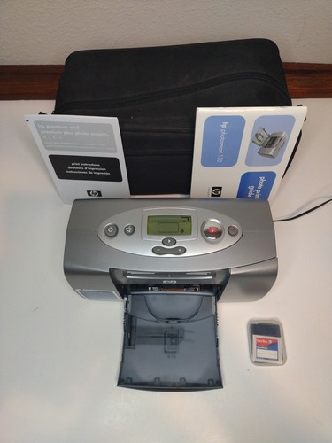 HP Photosmart 130 Color Inkjet Portable Photo Printer w/Case, Manual, A/C Plug. - Picture 2 of 7