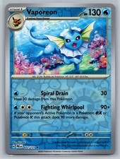 Vaporeon 022/131 Prismatic Evolutions Reverse Holo
