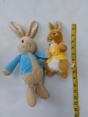 Two Peter Rabbit Soft Plush Toy Ty / Beatrix Potter - Picture 6 of 12