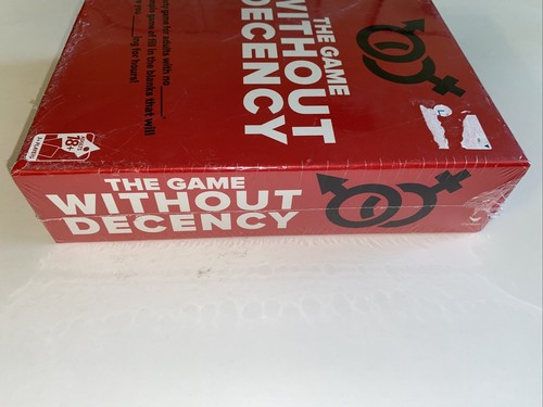 THE GAME WITHOUT DECENCY Adult Party Card Game - NEW NIB Cardinal Games Sealed - Picture 3 of 6