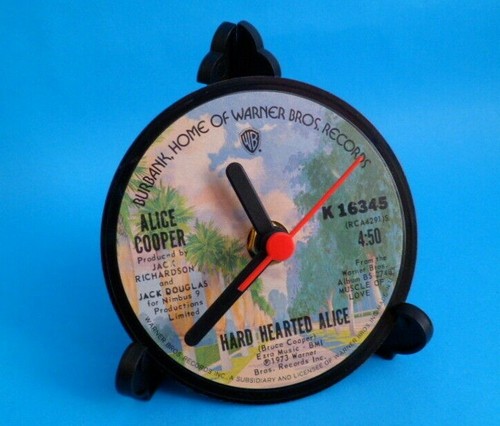 Vinyl Record DESK CLOCKS - All Upcycled Vinyl Singles Punk Hard Metal Records - Picture 23 of 436