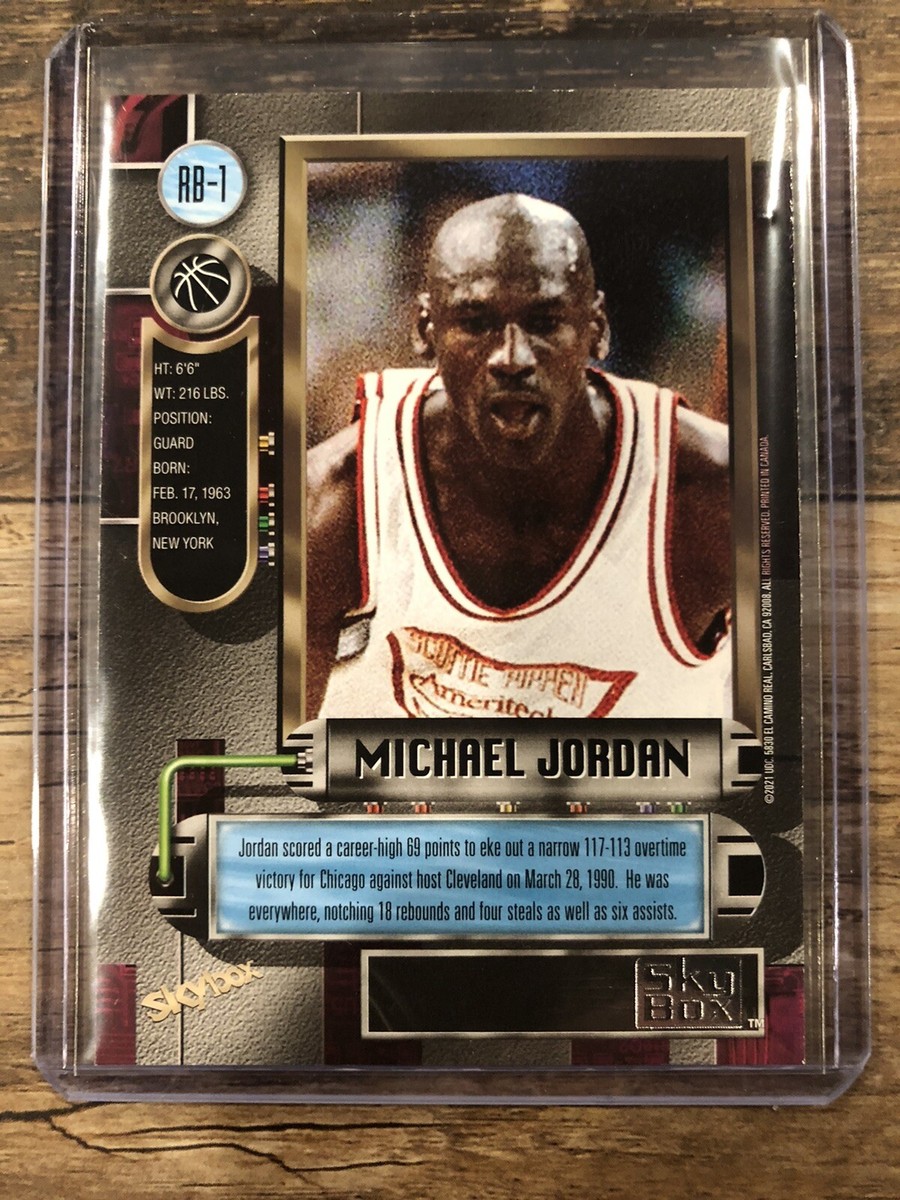 Michael Jordan 2021 Skybox Metal Universe Champions 97/98