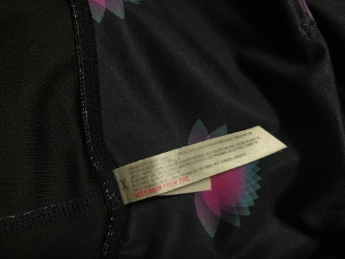 Leggings Free People Movimiento Mujer Pequeños Tiro Alto Negro Rosa Loto Floral Gimnasio - Imagen 12 de 16