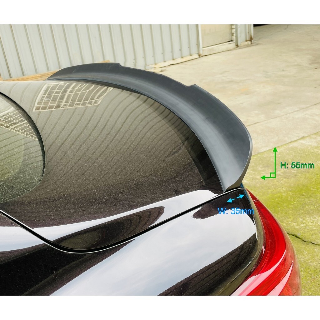 KMSRX 255YC Type Rear Duckbill Trunk Spoiler Wing Fits 2017~2023