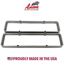 Small Block Chevy Valve Cover Spacers, As-Cast - Die-Cast Aluminum- Ansen USA