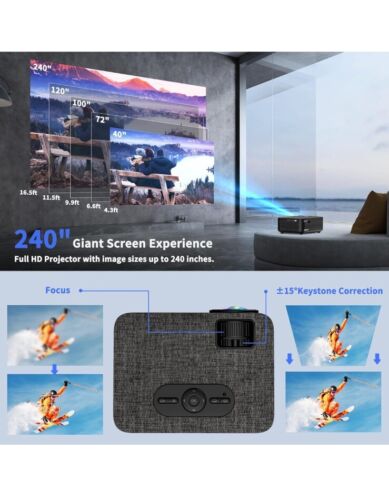 Led Projector Home Theater Vilinice iOS And Android - Picture 6 of 11