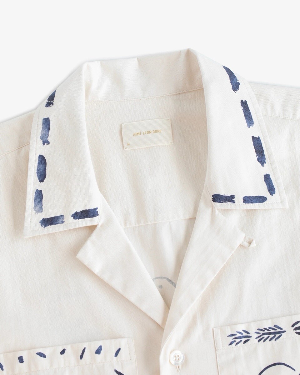 限定Aime Leon Dore「Lesvos」クロップドキャンプシャツ M Aime Leon Dore Lesvos Cropped Camp Shirt | eBay