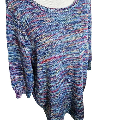 Kim Roger's curvy multicolor knit sweater size 1X. - Picture 14 of 15