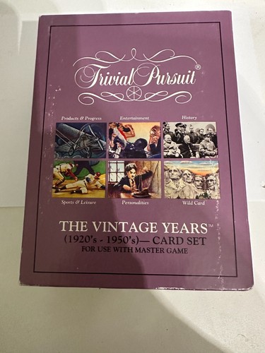 Vintage Trivial Pursuit TV Edition Kartenset für Master Game Parker Brothers