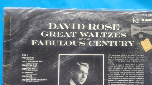 Record Album LP David Rose / Great Waltzes of the Fabulous Century Vinyl - Picture 8 of 15
