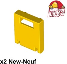 Lego 2X Container Chest Box Door 2X2X2 Yellow 4346 New