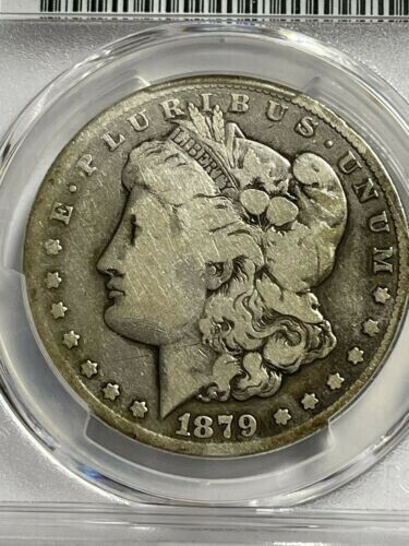1879-CC Morgan Silver Dollar, PCGS VG 06, Top 100 VAM 3 Capped Die, Gold sheild. - Picture 4 of 5