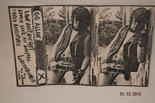 GG Allin & The Jabbers - "X" 4-song cassette collector's - Picture 2 of 5