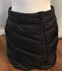 Mountaineering Woman’s Small Black Winter Puffer Black Skirt Pockets Zipper Mt