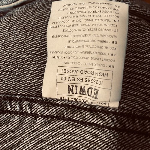Nueva Chaqueta Vaquera Edwin High Road Talla S Para Hombre Azul Aguinaldo Medio Lavado Japonés - Imagen 6 de 24