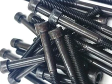 8-32 x 2" SOCKET HEAD CAP SCREWS BLACK HEAT TREATED ALLOY STEEL - 25 PCS