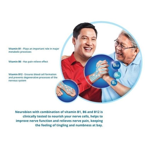 6 Box Neurobion Vitamin B1, B6, B12 Nerve Cell Relief Numbness & Tingling - Picture 6 of 6