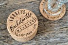 Personalized Cork Coasters - Bachelorette party favors - Wedding Coasters